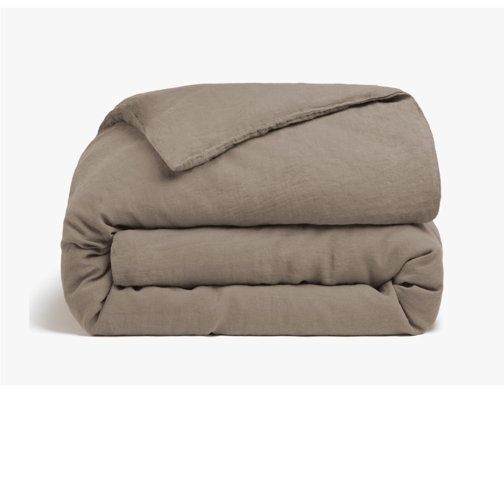 NWT Parachute Linen Duvet Cover in Fawn size King/Cal King